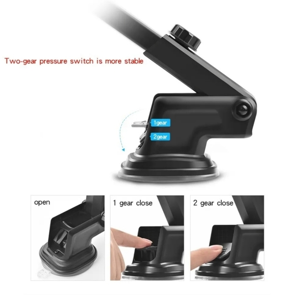 Cellphone Holder 360° Mount Holder Car Windshield Stand #New - Picture 10 of 12